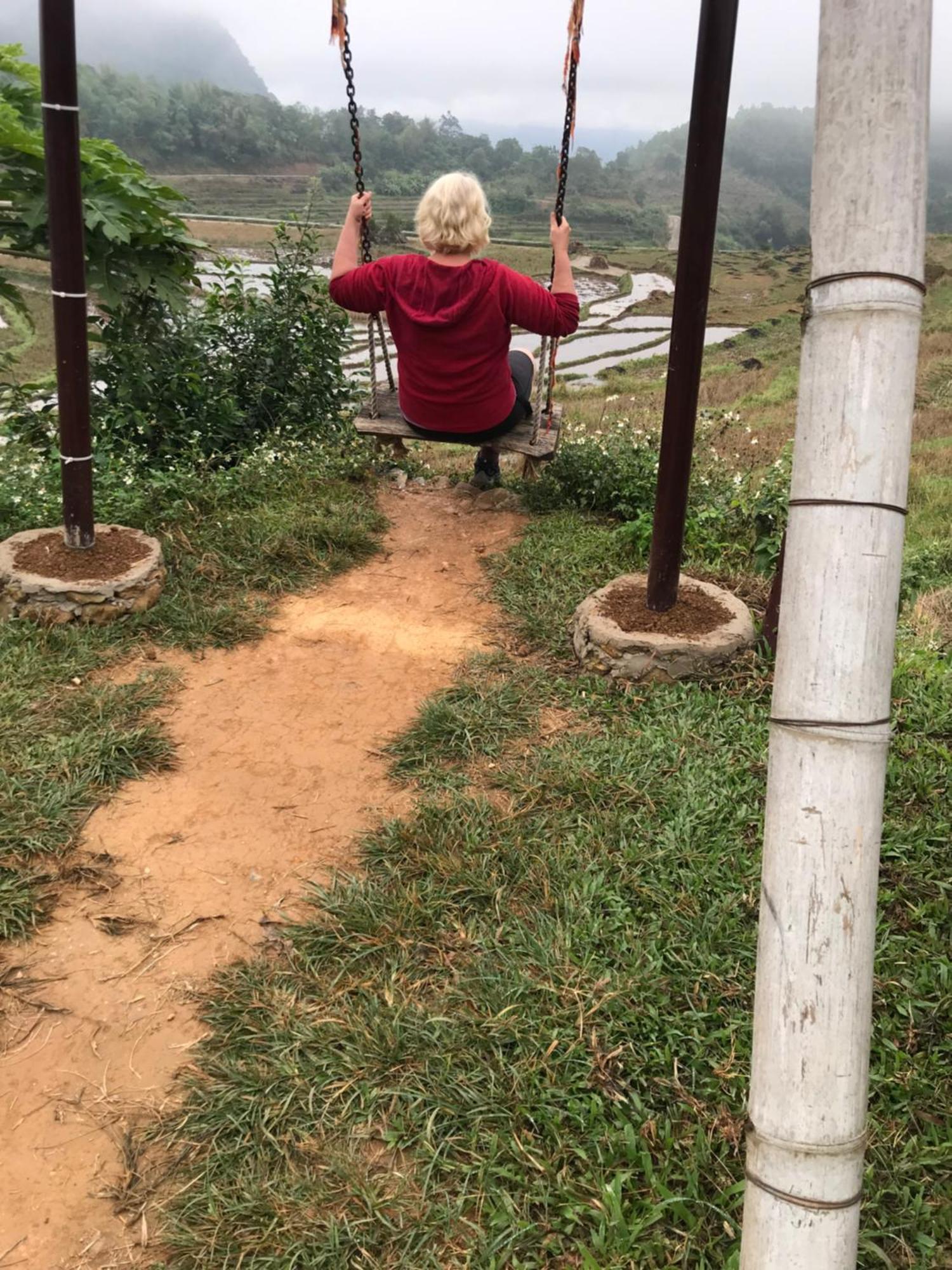 Huong Ba Thuoc Oh Pu Luong Homestay מראה חיצוני תמונה
